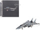 Grumman F 14D Tomcat Fighter Aircraft VF 2 Bounty Hunters NE104 2002 United States Navy  1/72 Diecast Model JC Wings JCW-72-F14-008