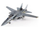 Grumman F 14D Tomcat Fighter Aircraft VF 2 Bounty Hunters NE106 2002 United States Navy 1/72 Diecast Model JC Wings JCW-72-F14-009