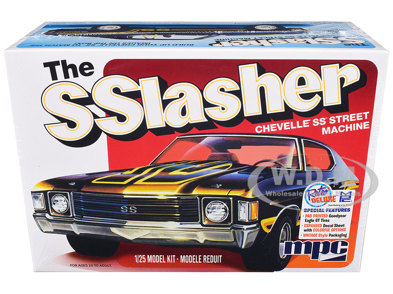 Skill 2 Model Kit Chevrolet Chevelle SS Street Machine The SSlasher 1/25 Scale Model MPC MPC1014