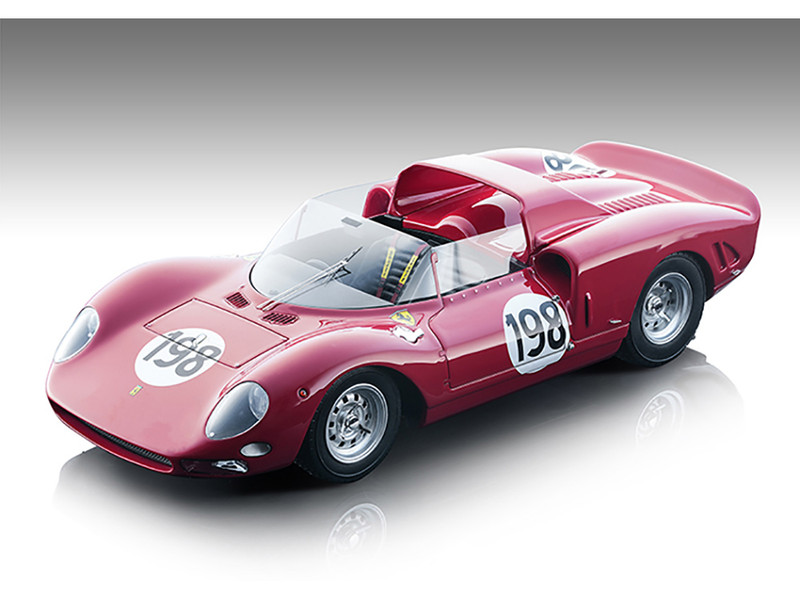 Ferrari 275 P2 #198 Lorenzo Bandini Nino Vaccarella Winner Targa Florio 1965 Mythos Series Limited Edition to 110 pieces Worldwide 1/18 Model Car Tecnomodel TM18-273C