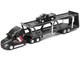 Mack Anthem Open Car Hauler Black with Red and White Stripes Kenzie s Transport Services and 1993 Chevrolet 454 SS Pickup Truck Black Transporters Series 1/64 Diecast Models Maisto 11454BK Mack Anthem Open Car Hauler Black with Red and White Stripes Kenzie s Transport Services and 1993 Chevrolet 454 SS Pickup Truck Black Transporters Series 1/64 Diecast Models Maisto 11454BK