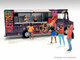 Food Truck The Taco Truck Purple with Graphics 1/64 Diecast Model American Diorama AD-70100MJ