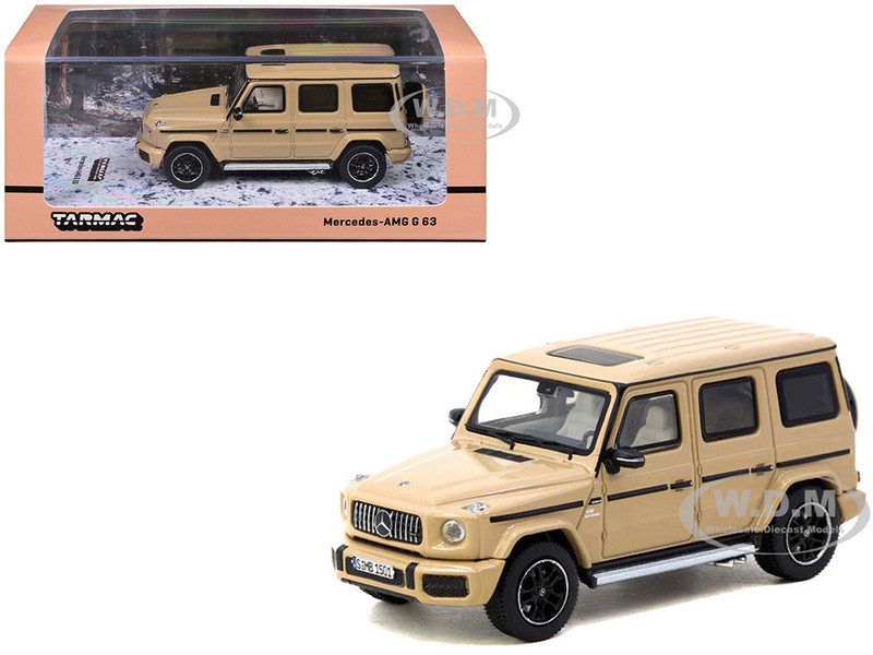 Mercedes AMG G 63 Brown Road64 Series 1/64 Diecast Model Car Tarmac Works T64R-040-BR