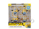 Set of 4 Diecast Figures Minions 2015 Movie Metalfigs Series Diecast Models Jada 35714