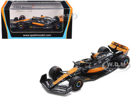 McLaren MCL60 #81 Oscar Piastri Chrome Formula One F1 Las Vegas GP 2023 1/64 Diecast Model Car Spark Y361