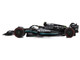 Mercedes AMG F1 W14 E Performance #44 Lewis Hamilton Petronas 3rd Place Formula One F1 British GP 2023 with Acrylic Display Case 1/18 Model Car Spark 18S901