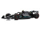 Mercedes AMG F1 W14 E Performance #44 Lewis Hamilton Petronas 3rd Place Formula One F1 British GP 2023 with Acrylic Display Case 1/18 Model Car Spark 18S901