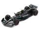 Mercedes AMG F1 W14 E Performance #44 Lewis Hamilton Petronas 3rd Place Formula One F1 British GP 2023 with Acrylic Display Case 1/18 Model Car Spark 18S901