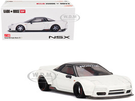 Honda NSX Kaido Works V2 White with Black Top Designed by Jun Imai Kaido House Special 1/64 Diecast Model Car Mini GT KHMG148