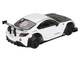 Toyota GR86 LB-Nation Liberty Walk White with Carbon Hood Limited Edition 1/64 Diecast Model Car Mini GT MGT00769