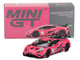 Lamborghini Huracan GT3 EVO2 #83 Sarah Bovy Rahel Frey Michelle Gatting Doriane Pin Iron Dames 24 Hours of Daytona 2023 Limited Edition 1/64 Diecast Model Car Mini GT MGT00772