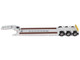 Trail King TK120 Hydraulic Detachable Gooseneck Lowboy Trailer White Regular Version Transport Series 1/50 Diecast Model Diecast Masters 71138
