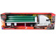 Volvo VN 780 Truck with Flatbed Trailer and Long Pipes White Long Haul Truckers Series 1/32 Diecast Model New Ray 14223B