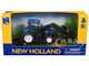New Holland T6 175 Tractor with Front Loader Blue Diecast Model New Ray 32123