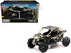 Can Am Maverick X3 XRC Turbo ATV Tan and Black with Silver Top cast 1/18 Diecast Model New Ray 58283B