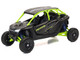 Polaris RZR Pro R UTV Black and Lime Green 1/18 Diecast Model New Ray 58453B