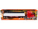 Peterbilt 387 Truck Red with Grain Trailer White Long Haul Truckers Series 1/43 Diecast Model New Ray SS-15453A