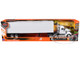 International LoneStar Truck with Dry Goods Trailer White Long Haul Truckers Series 1/43 Diecast Model New Ray SS-16663