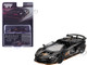 Lamborghini Aventador SVJ 63 Roadster Nero Aldebaran Black Limited Edition 1/64 Diecast Model Car Mini GT MGT00803