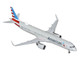 Airbus A321neo Commercial Aircraft American Airlines N413AN Gray with Striped Tail Gemini 200 Series 1/200 Diecast Model Airplane GeminiJets G2AAL1352
