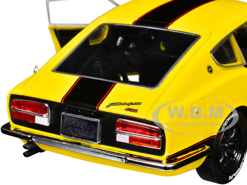 1970 NISSAN FAIRLADY Z 432 RHD YELLOW 1/24 DIECAST MODEL CAR