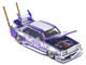 Skyline C210 Kaido Racer Bosozoku Style RHD Right Hand Drive #210 Purple and Silver 1/64 Diecast Model Car Pop Race PR640107