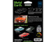 Model Kit 1969 Pontiac GTO Judge Orange with Black Stripes Moderate Difficulty Steel Model Metal Earth ME1027