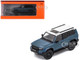 Toyota Land Cruiser Prado 250 Blue with White Top 1/64 Diecast Model Car GCD KS-075-421