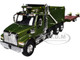 Western Star 49X Truck with Ox Bodies Dump & Beaver Tail Trailer Green Metallic 1/64 Diecast Model DCP/First Gear 60-1883