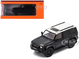 Toyota Land Cruiser 300 Black 1/64 Diecast Model Car by GCD