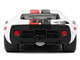 Ford GT40 MK1 #3 Eric Dean Design White with Red and Black Stripes Competition Series 1/18 Diecast Model Car Solido S1803010