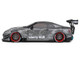 2020 Nissan GT R R35 RHD Right Hand Drive with Liberty Walk 2 0 Body Kit Dark Silver Catalogue Design 1/18 Diecast Model Car Solido S1805810