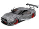 2020 Nissan GT R R35 RHD Right Hand Drive with Liberty Walk 2 0 Body Kit Dark Silver Catalogue Design 1/18 Diecast Model Car Solido S1805810