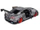 2020 Nissan GT R R35 RHD Right Hand Drive with Liberty Walk 2 0 Body Kit Dark Silver Catalogue Design 1/18 Diecast Model Car Solido S1805810