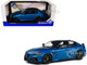 2022 Alfa Romeo Giulia GTA Anodized Blue Metallic with Carbon Top 1/18 Diecast Model Car Solido S1806906