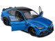 2022 Alfa Romeo Giulia GTA Anodized Blue Metallic with Carbon Top 1/18 Diecast Model Car Solido S1806906