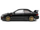 1998 Subaru Impreza 22B RHD Right Hand Drive Black with Gold Wheels 1/18 Diecast Model Car Solido S1807406