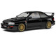 1998 Subaru Impreza 22B RHD Right Hand Drive Black with Gold Wheels 1/18 Diecast Model Car Solido S1807406