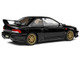 1998 Subaru Impreza 22B RHD Right Hand Drive Black with Gold Wheels 1/18 Diecast Model Car Solido S1807406