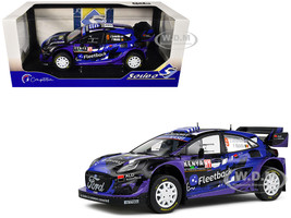 Ford Puma Rally1 Hybrid #9 Jourdan Serderidis Frederic Miclotte Safari Rally Kenya 2022 Competition Series 1/18 Diecast Model Car Solido S1809506