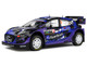 Ford Puma Rally1 Hybrid #9 Jourdan Serderidis Frederic Miclotte Safari Rally Kenya 2022 Competition Series 1/18 Diecast Model Car Solido S1809506