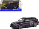 2023 BMW M3 Touring G81 Competition Daytona Violet Metallic with Black Top 1/43 Diecast Model Car Solido S4315401