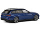 2023 BMW M3 Touring G81 Competition San Marino Blue Metallic with Black Top 1/43 Diecast Model Car Solido S4315402