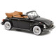 1973 Volkswagen 1303 Cabriolet Black 1/18 Diecast Model Car Norev 188533