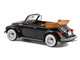 1973 Volkswagen 1303 Cabriolet Black 1/18 Diecast Model Car Norev 188533