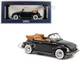 1973 Volkswagen 1303 Cabriolet Black 1/18 Diecast Model Car Norev 188533