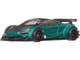 McLaren 720S LB Works Green Metallic with Carbon Hood and Black Top Silhouettes Series Diecast Model Car Hot Wheels JBK47