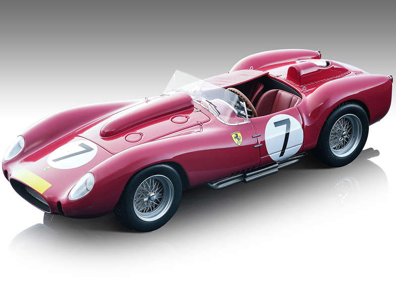 Ferrari 250 TR 58 #7 Wolfgang von Trips Olivier Gendebien 3rd Place 1000 km Nurburgring 1958 Mythos Series Limited Edition to 50 pieces Worldwide 1/18 Model Car Tecnomodel TM18-260D