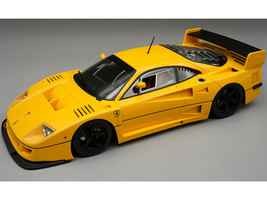 Ferrari F40 LM Modena Yellow with Black 5 Spoke Rims Press Version 1996 Mythos Series Limited Edition to 45 pieces Worldwide 1/18 Model Car Tecnomodel TM18-286O