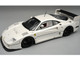 Ferrari F40 LM Pearl White Metallic with Black 5 Spoke Rims Press Version 1996 Mythos Series Limited Edition to 60 pieces Worldwide 1/18 Model Car Tecnomodel TM18-286R